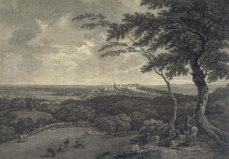 South View of Windsor,taken from the Great Park, unknow artist